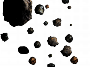 Asteroid Meteor PNG Cutout