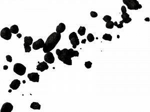 Asteroid Meteor PNG Photo