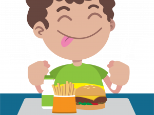 Boy Eating Food PNG Photo