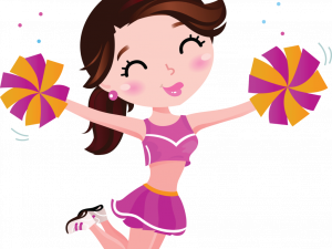 Cheerleader Vector PNG Picture