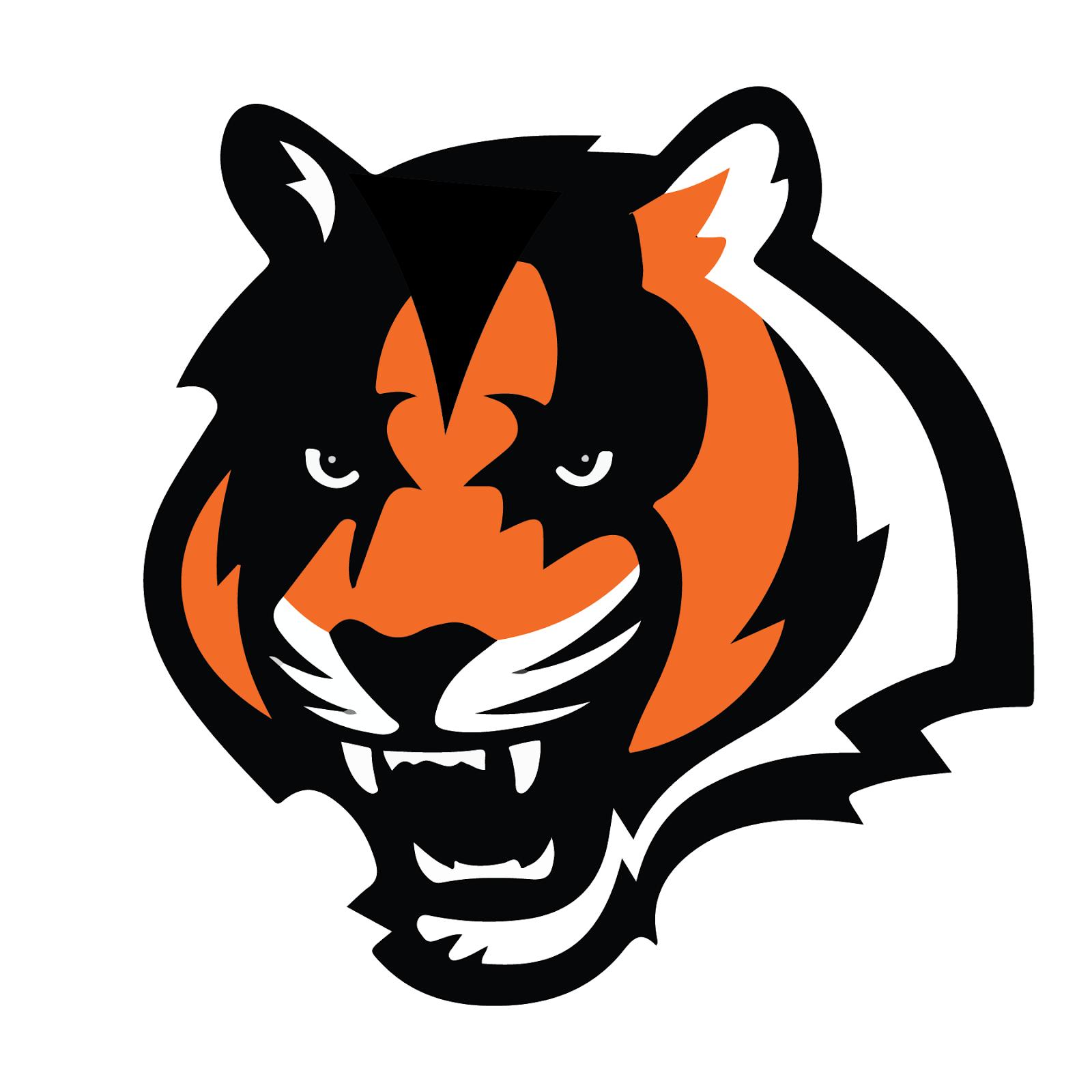Bengals Logo Clipart Logo Maskot Kepala Harimau Untuk Olahraga Kartun ...