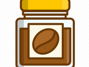 Coffee Jarder Glass PNG Pic