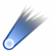 Comet Meteor Asteroid PNG -Datei