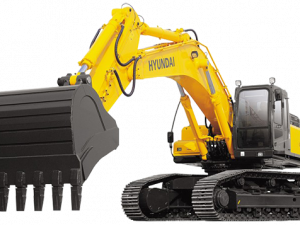 Excavator No Background