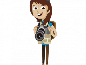 Female Photographer PNG