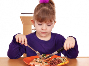 Girl Eating Food PNG