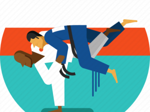 Judogi Sport PNG Cutout