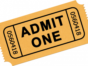 Movie Ticket PNG Pic