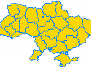 Oekraïne kaart PNG -afbeelding
