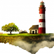 Vector Lighthouse PNG HD Imahe