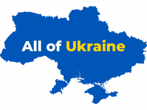 We staan ​​met Oekraïne transparant