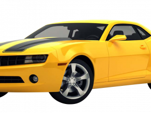 Yellow Camaro PNG File