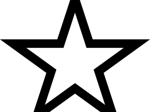 Black Star PNG Image