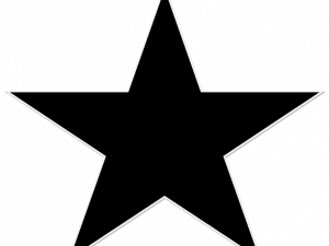 Black Star PNG Photo