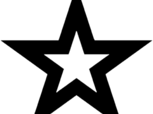 Black Star PNG Photos