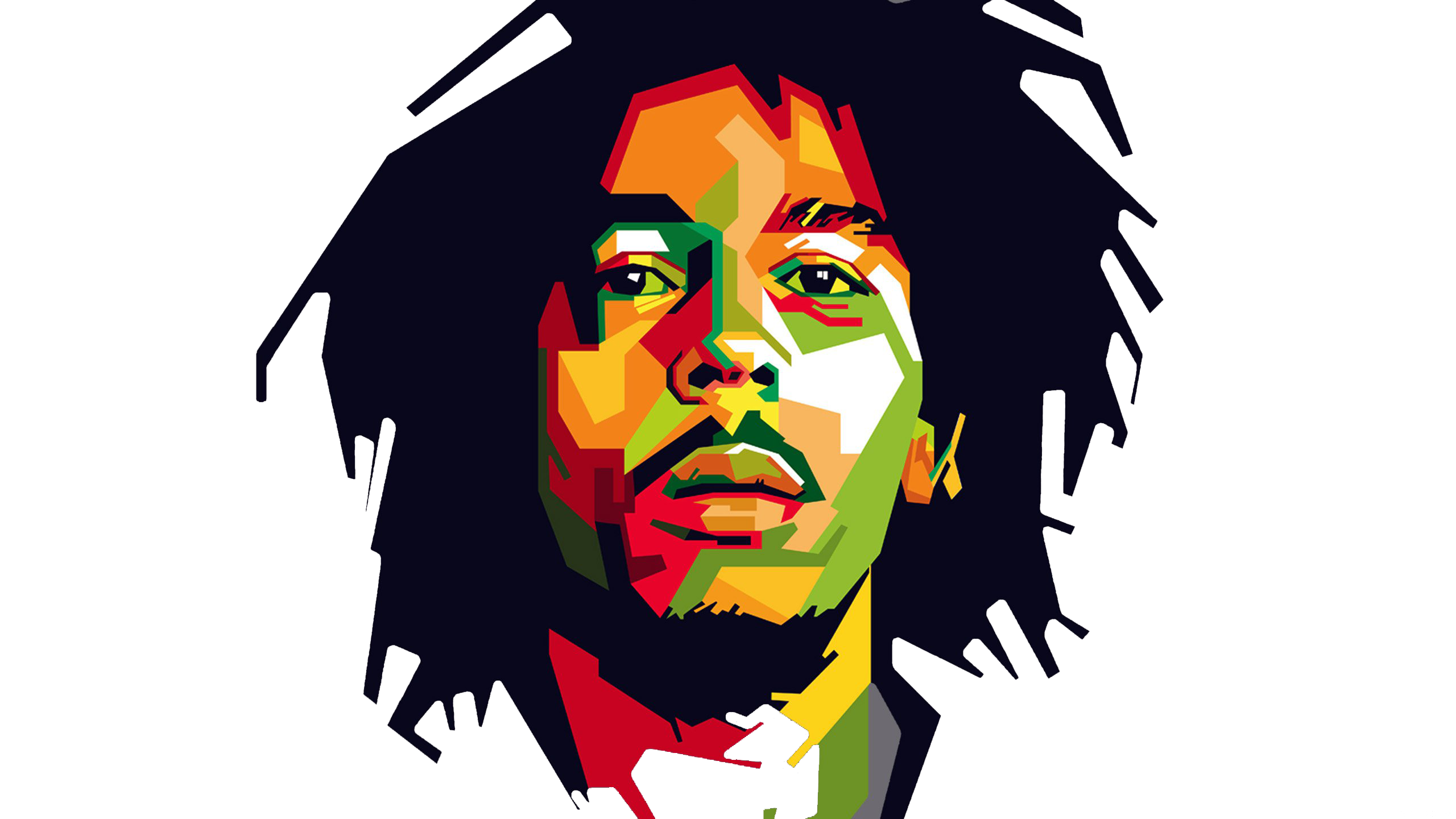 Bob Marley Art transparente
