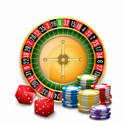 Fondo de ruleta de casino PNG