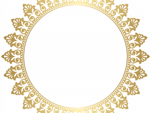 sunburst design, decorative frame, golden ornament, circular motif, Circle PNG