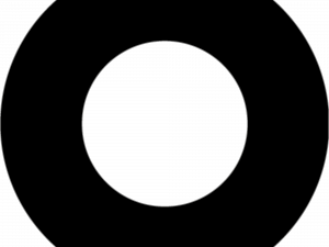 circle logo, minimalist design, black and white graphic, geometric shape, Circle PNG