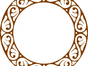 decorative border, ornate frame, circular design, artistic embellishment, Circle PNG