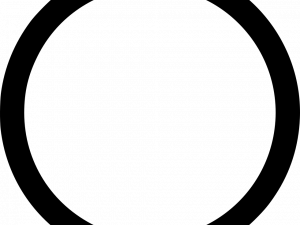 circle icon, minimalist design, black and white, graphic symbol, Circle PNG