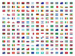 Country Flags Alphabetical Order PNG File