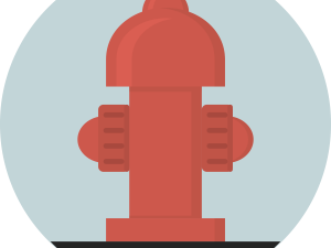 Fire Hydrant Red PNG