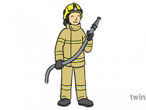 Firefighter PNG Free Image