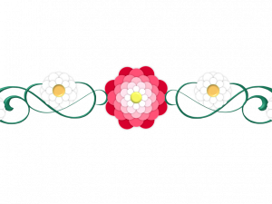 Flower Divider PNG Picture