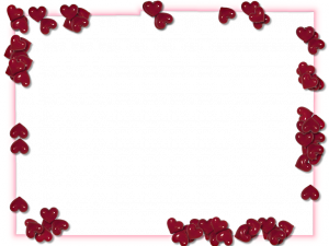 Girly Border Cute PNG File