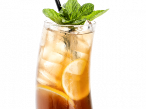 Iced Tea Lemon PNG Cutout