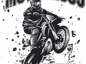 Motocross Motorcycle PNG Image File