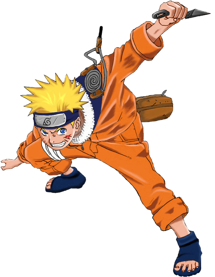 Naruto Correndo PNG - Vários modelos com fundo transparente.