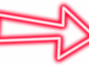 Neon Arrow PNG Picture