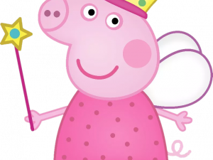 Peppa Pig, fairy princess, children's character, animated series, Peppa Pig PNG