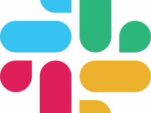 colorful slack logo, communication platform, team collaboration, messaging app