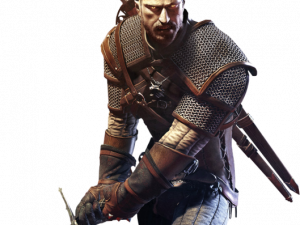 Witcher Concept Art PNG Cutout