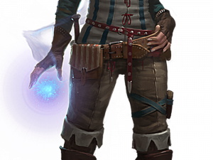 Witcher Girl PNG File