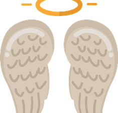 angel wings, halo, heavenly symbols, spiritual imagery, Angel Halo PNG