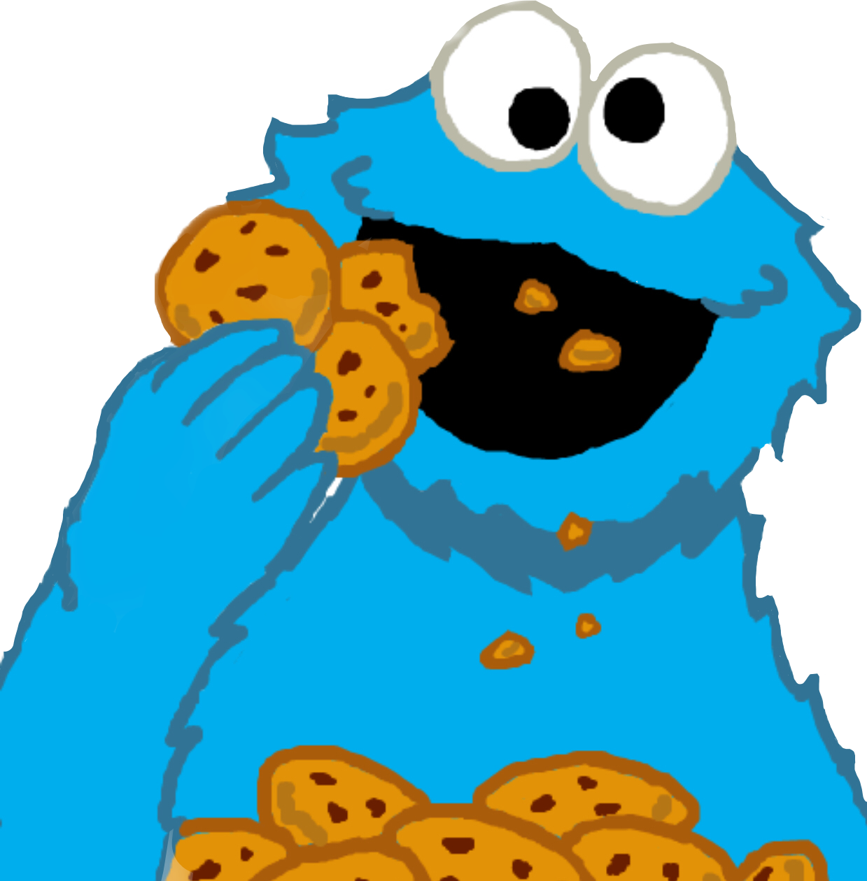 Cookie Monster PNG Cutout