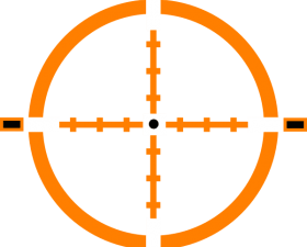 targeting reticle, crosshair symbol, precision aim, shooting scope, Crosshair PNG