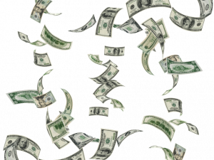 Falling Money PNG Clipart