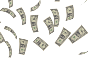 Falling Money PNG HD Image