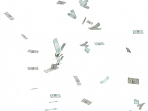 Falling Money PNG Image