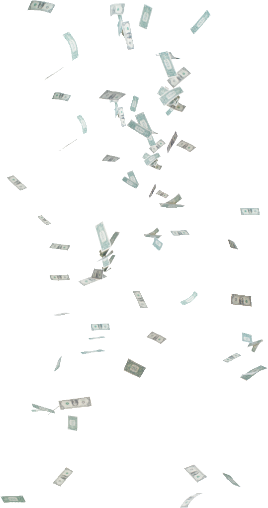 Falling Money PNG Image