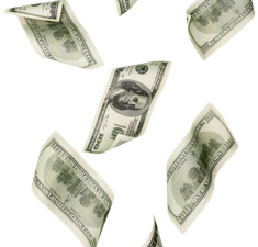 Falling Money PNG Images HD