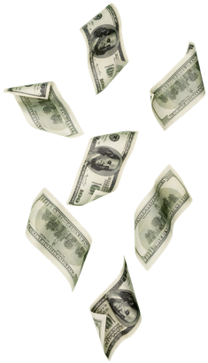 Falling Money PNG Images HD