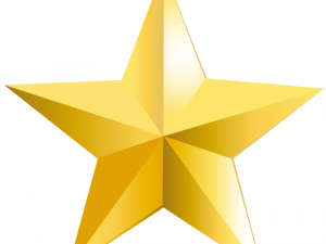 Gold Star No Background