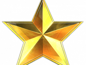 Gold Star PNG