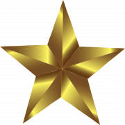 Gold Star PNG Free Image